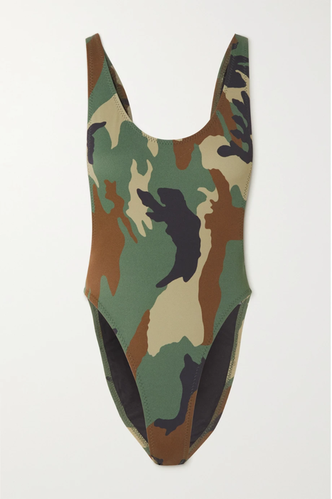 유럽직배송 노르마카말리 NORMA KAMALI Marissa camouflage-print swimsuit 24772899113602961
