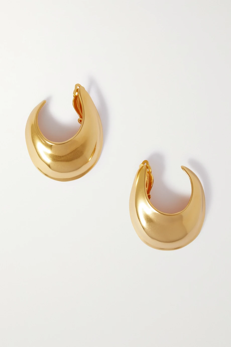 유럽직배송 BY PARIAH The Sabine large recycled gold vermeil clip hoops earrings 29419655932593870