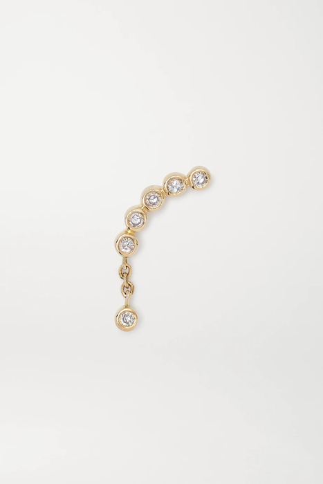 유럽직배송 MARIA BLACK Quadron gold diamond single earring 16301891330234612