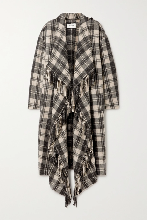 유럽직배송 이자벨마랑에뚜왈 ISABEL MARANT ÉTOILE Fleming oversized fringed wool-blend coat 24665545640594927