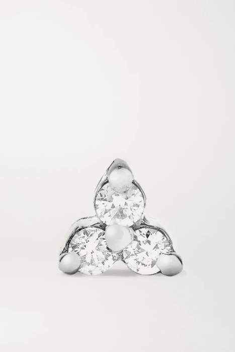 유럽직배송 마리아타쉬 귀걸이 MARIA TASH Tiny 18-karat white gold diamond earring 17957409490480124