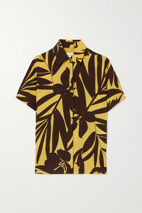 유럽직배송 마티유 셔츠 MATTEAU + NET SUSTAIN printed mulberry silk shirt 23841192565753587