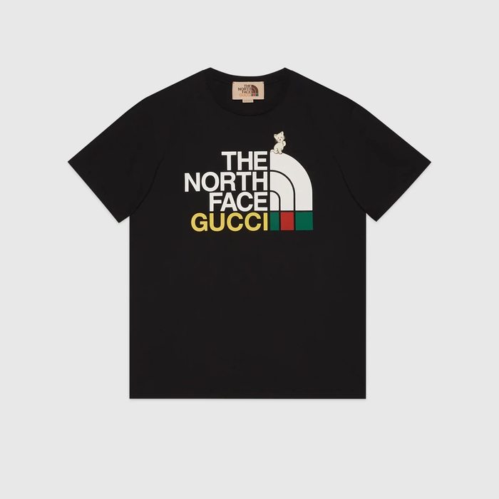 유럽직배송 구찌 GUCCI Gucci - The North Face x Gucci T-shirt 615044XJDTG1082