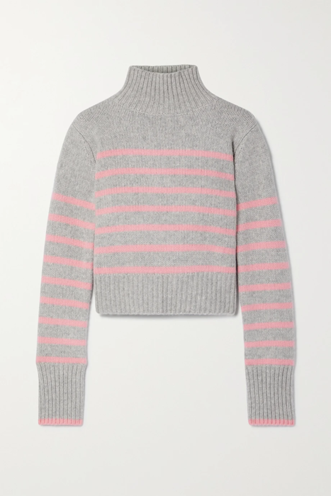 유럽직배송 라린 스웨터 LA LIGNE Mini Marin striped wool and cashmere-blend turtleneck sweater 25185454455836092
