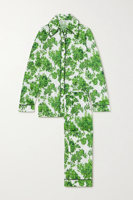 유럽직배송 에밀리아 윅스테드 파자마 세트 EMILIA WICKSTEAD Blanca floral-print cotton-voile pajama set 25185454455820859