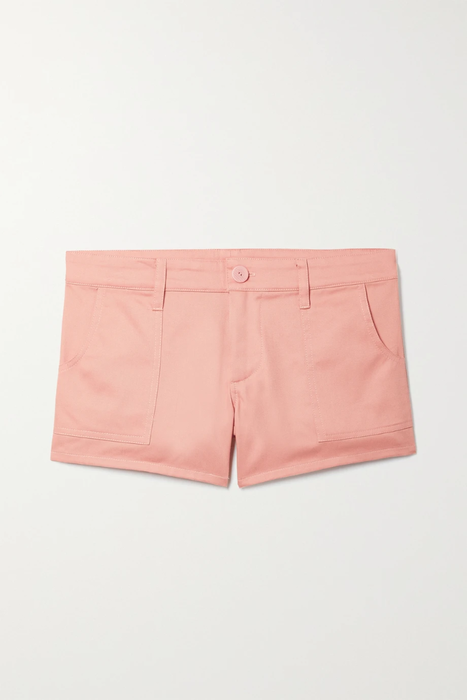 유럽직배송 PARADISED + NET SUSTAIN Kelly color-block cotton-twill shorts 27086482324410238
