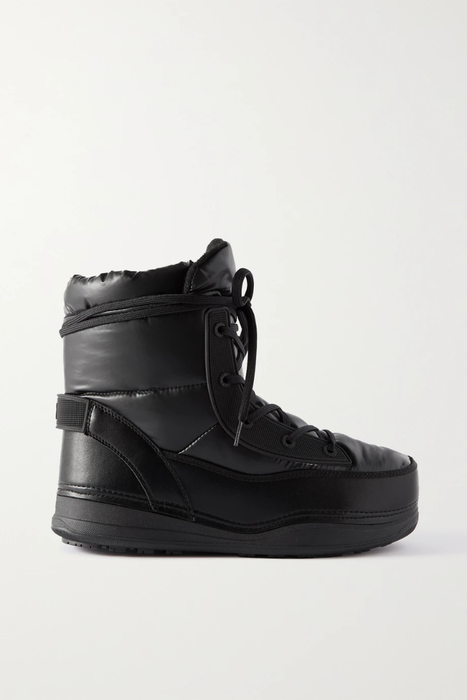 유럽직배송 보그너 BOGNER La Plagne faux patent leather-trimmed padded shell snow boots 15546005222003872