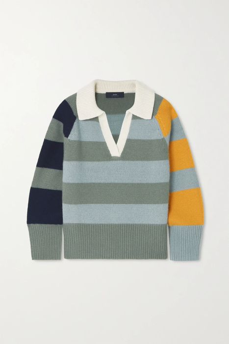 유럽직배송 ARCH4 Clifton striped cashmere sweater 18706561955382989