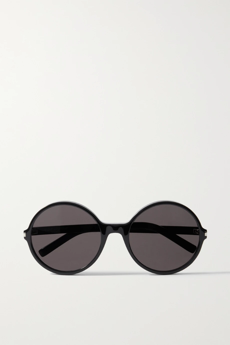 유럽직배송 생로랑 SAINT LAURENT Round-frame acetate sunglasses 27086482324300089