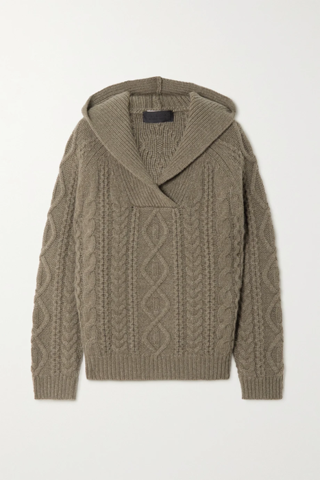유럽직배송 닐리로탄 캐시미어 스웨터 NILI LOTAN Georgette cable-knit cashmere sweater 24062987016524984