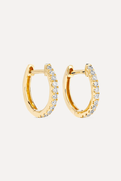 유럽직배송 아니타고 귀걸이 ANITA KO Huggies 18-karat gold diamond earrings 17957409495383401