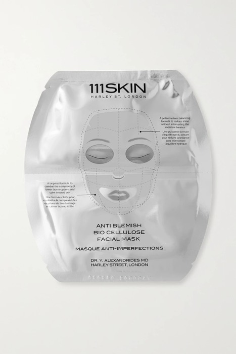 유럽직배송 111SKIN Anti Blemish Bio Cellulose Facial Mask, 5 x 25ml 22831760542807248