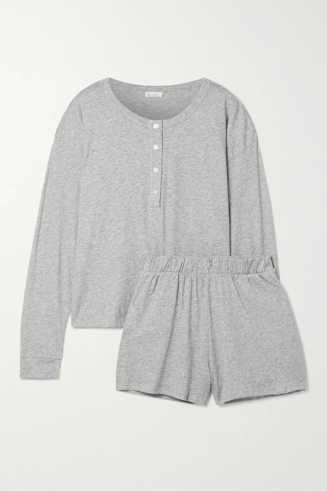 유럽직배송 SKIN Chloe organic Pima cotton-jersey pajama set 24665545640659106