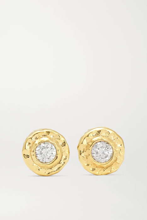 유럽직배송 옥타비아 엘리자베스 귀걸이 OCTAVIA ELIZABETH + NET SUSTAIN Nesting Gem 18-karat gold diamond earrings 13452677153320987