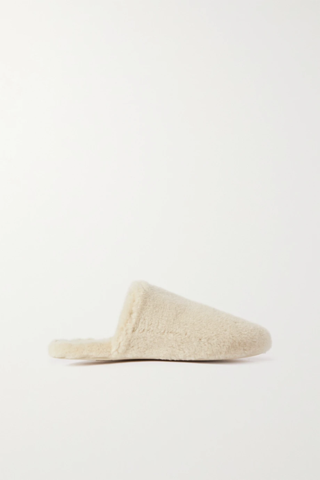 유럽직배송 로로피아나 슬리퍼 LORO PIANA Wintercozy cashmere and silk-blend faux shearling slippers 18706561955889805