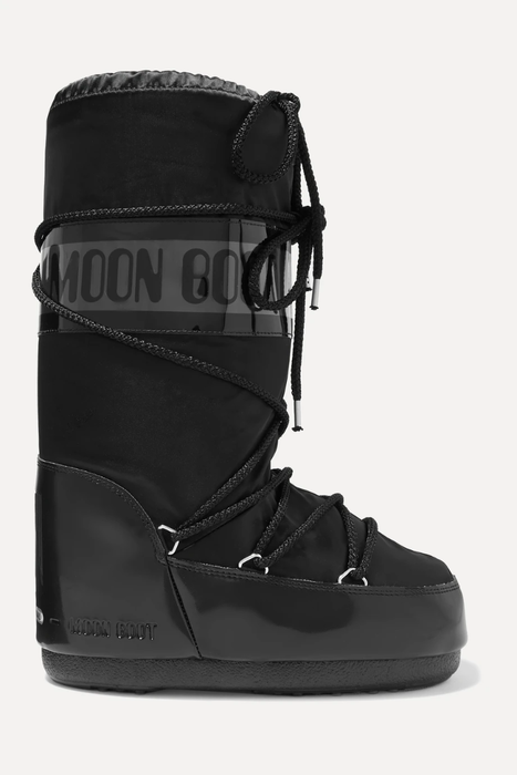 유럽직배송 문부츠 MOON BOOT Shell and faux leather snow boots 17428787259404235