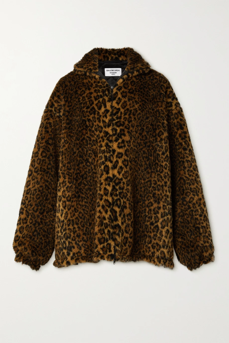 유럽직배송 발렌시아가 BALENCIAGA Oversized leopard-print faux fur jacket 32027475399737043