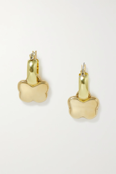 유럽직배송 LAURA LOMBARDI + NET SUSTAIN Maia gold-tone earrings 15546005222336142