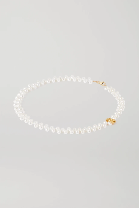 유럽직배송 알리기에리 목걸이 ALIGHIERI La Calliope gold-plated pearl necklace 16301891330421051