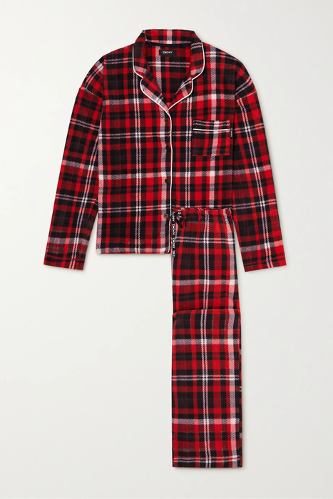 유럽직배송 디케이앤와이 DKNY A Warm Embrace polka-dot fleece pajama set 13452677153448004