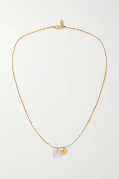 유럽직배송 피파스몰 목걸이 PIPPA SMALL 18-karat gold kunzite necklace 16114163150536202