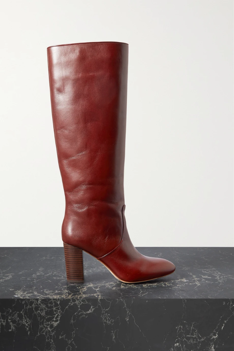유럽직배송 로플러 랜달 LOEFFLER RANDALL + NET SUSTAIN Goldy leather knee boots 24062987016829119