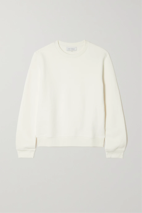 유럽직배송 나인티퍼센트 스웻셔츠 NINETY PERCENT + NET SUSTAIN Kendall organic cotton-jersey sweatshirt 36093695688977534