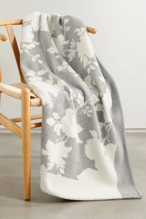 유럽직배송 에르뎀 ERDEM Floral-print merino wool and cashmere-blend blanket 13452677152181429