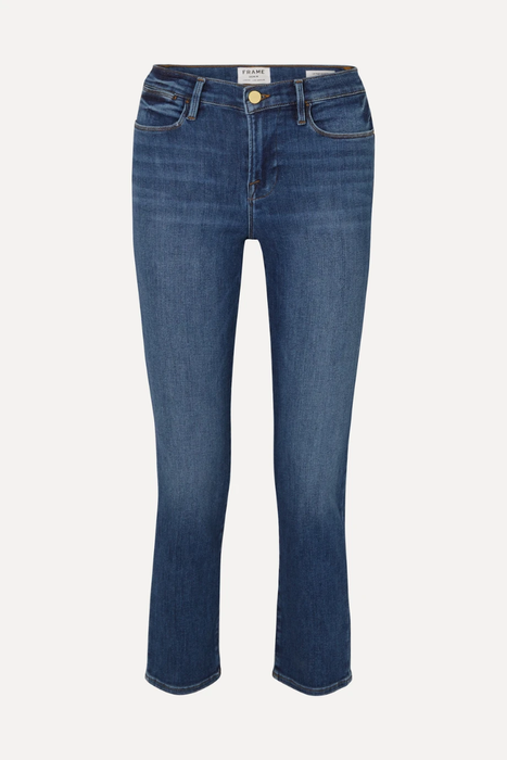 유럽직배송 프레임 청바지 FRAME Le High cropped straight-leg jeans 210640033486