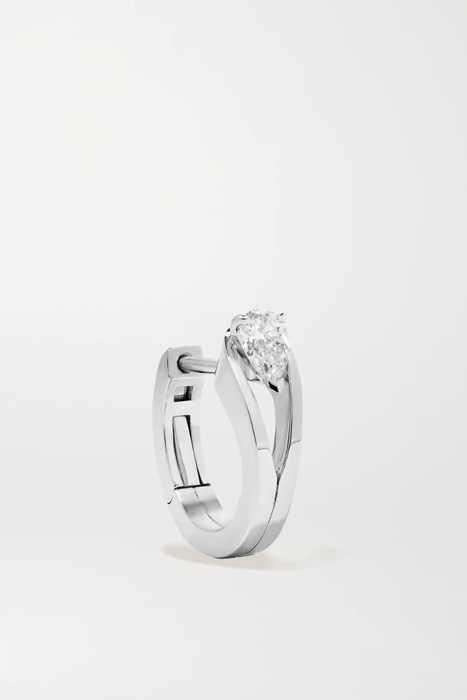 유럽직배송 레포시 귀걸이 REPOSSI Serti Inversé 18-karat white gold diamond earring 46353151654437518