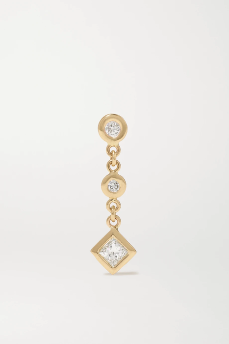 유럽직배송 JACQUIE AICHE 14-karat gold diamond earring 28591670266440055