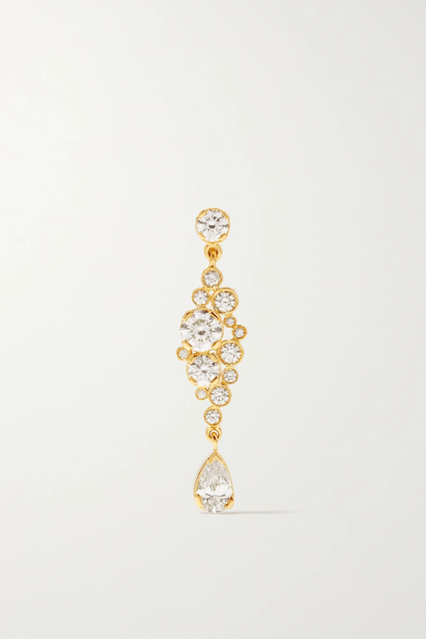 유럽직배송 소피빌리브라헤 싱글 귀걸이 SOPHIE BILLE BRAHE Splash 18-karat gold diamond single earring 10163292708173497