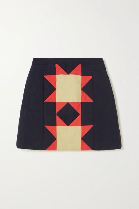 유럽직배송 SINDISO KHUMALO + The Vanguard Angela quilted cotton mini skirt 13452677153175716