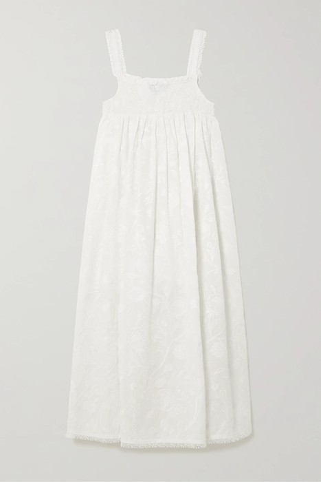 유럽직배송 웨이마리 원피스 WAIMARI + NET SUSTAIN Paradiso guipure lace-trimmed embroidered cotton-voile maxi dress 27086482324410366