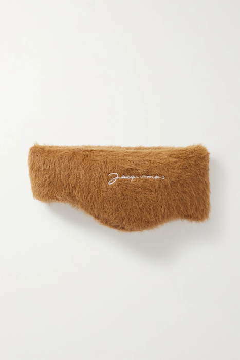 유럽직배송 자크뮈스 JACQUEMUS Neve embroidered fleece headband 11452292645171974