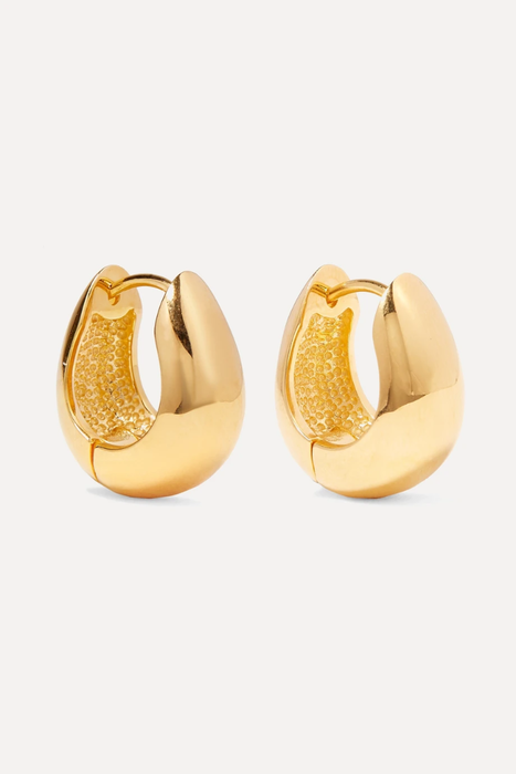 유럽직배송 소피부하이 귀걸이 SOPHIE BUHAI Gold vermeil hoop earrings 17957409489996527