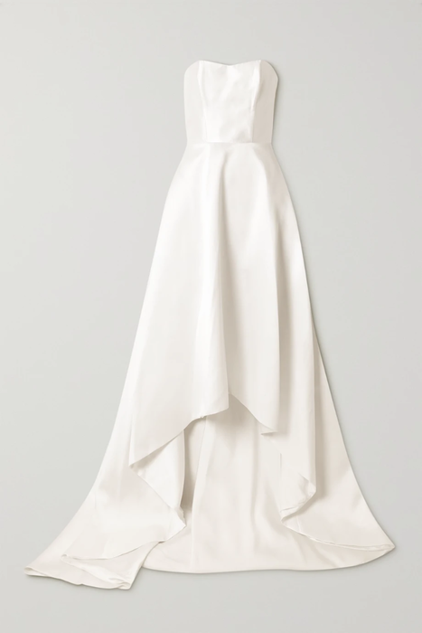 유럽직배송 하프페니 런던 Halfpenny London Jackson strapless asymmetric duchesse-satin gown 17957409495093045