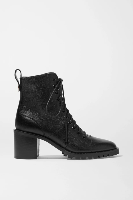 유럽직배송 지미추 JIMMY CHOO Cruz 65 textured-leather ankle boots 8378037991351407