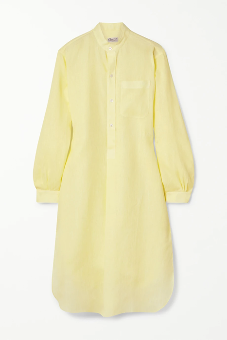 유럽직배송 샤르베 CHARVET Elysee oversized cotton-poplin nightdress 30828384629349405