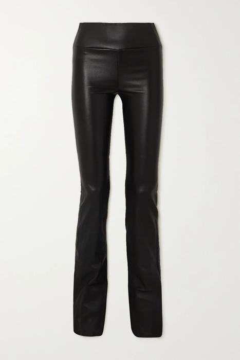 유럽직배송 SPRWMN Leather flared leggings 31432202865620050