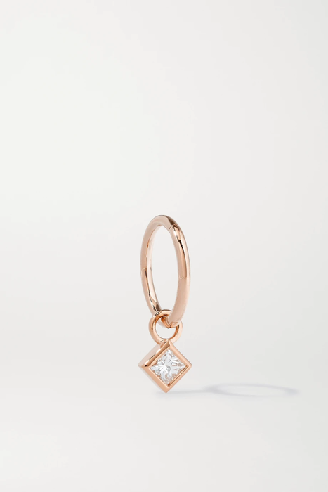 유럽직배송 마리아타쉬 귀걸이 MARIA TASH 2.5mm 18-karat gold diamond hoop earring 16301891330607176