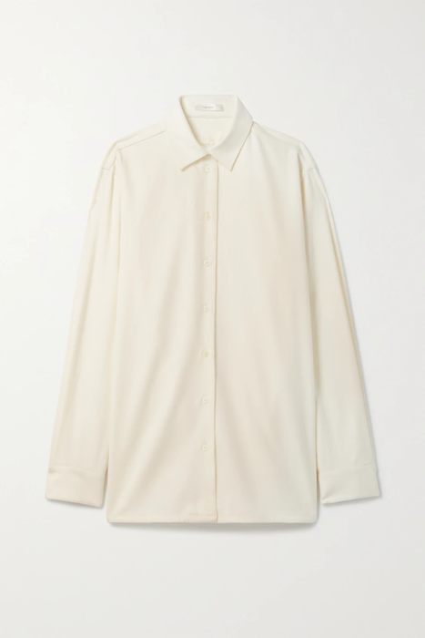 유럽직배송 더로우 THE ROW Sisilia silk and cashmere-blend shirt 17266703523579550