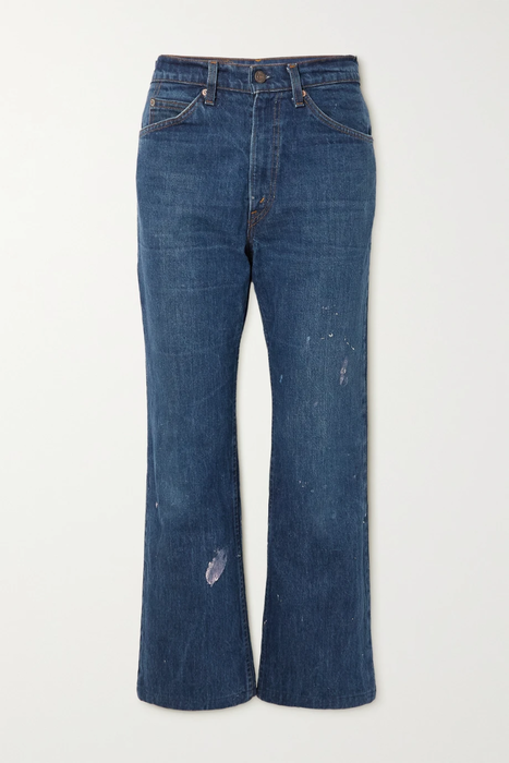 유럽직배송 발렌티노 청바지 VALENTINO + Levi&#039;s 1969 517 mid-rise bootcut printed denim jeans 2204324140440219