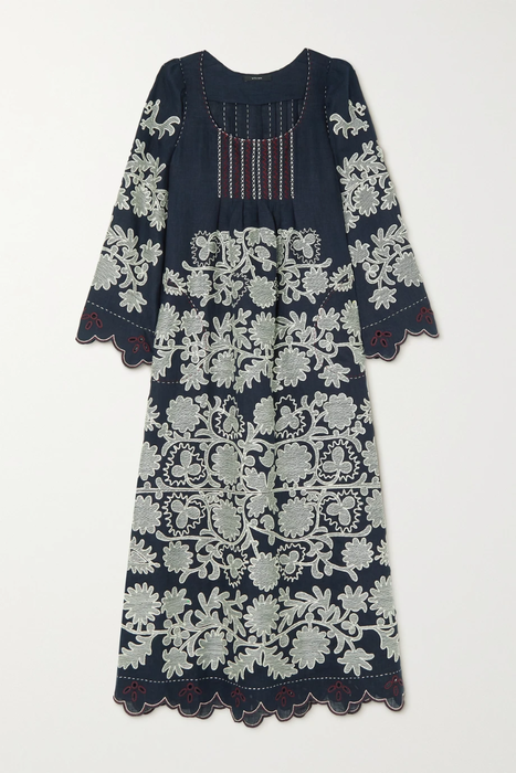 유럽직배송 비타 킨 원피스 VITA KIN Mathilde scalloped embroidered linen maxi dress 17411127377163907