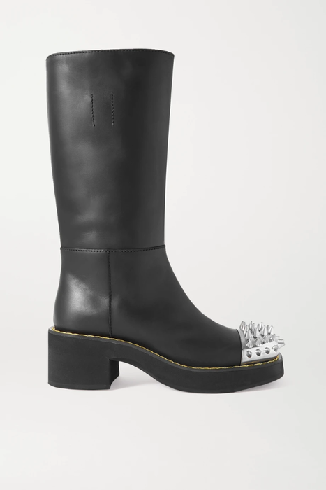 유럽직배송 미우미우 MIU MIU Spiked leather boots 19971654706722735