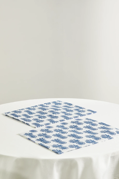 유럽직배송 라더블제이 LA DOUBLEJ Set of two printed linen placemats 17411127376822692