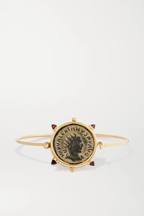 유럽직배송 두비니 팔찌 DUBINI Valerian 18-karat gold, bronze and garnet bracelet 560971904011839