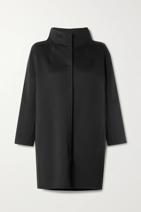 유럽직배송 로로피아나 코트 LORO PIANA Roaden leather-trimmed cashmere coat 560971904574712