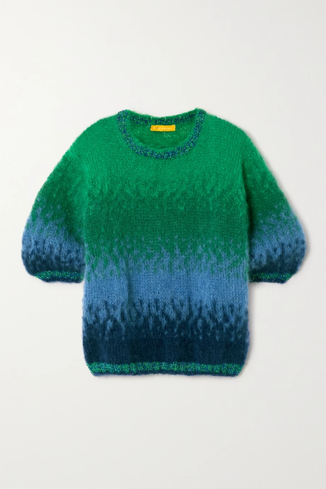유럽직배송 ROSE CARMINE Metallic mohair-blend sweater 18706561956094971