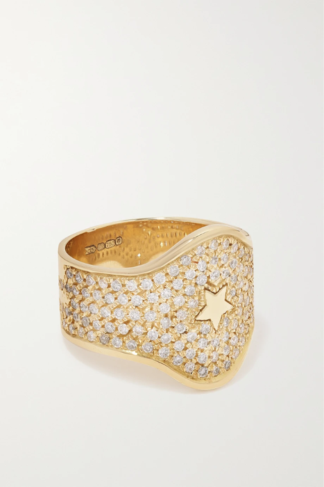 유럽직배송 캐롤리나부치 반지 CAROLINA BUCCI Shield 18-karat gold diamond ring 32027475399356618